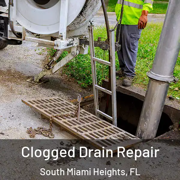  Clogged Drain Repair South Miami Heights, FL