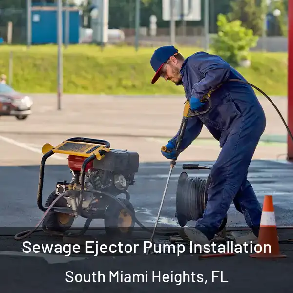  Sewage Ejector Pump Installation South Miami Heights, FL
